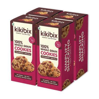 Kikibix Cranberry Walnut Pack of 4