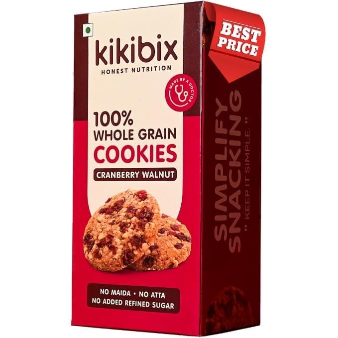 Kikibix Cranberry Walnut Pack of 1