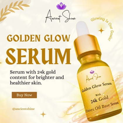 Ancient Shine Golden Glow Serum 15Ml