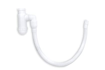 OMP S Trap Deluxe with Rigid Waste Pipe (White)