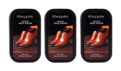 Sheppits Premium Shoe Shiner (Neutral) for All Colours Leather & Formal Shoes