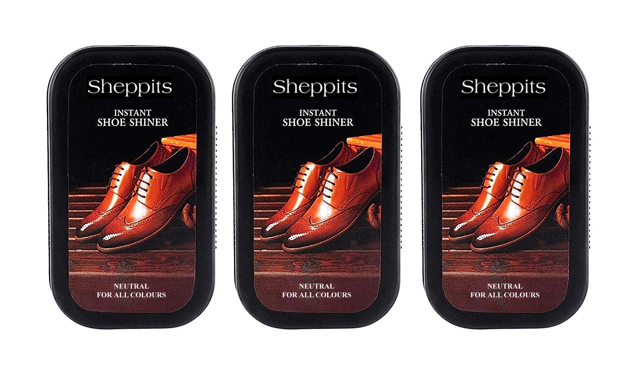 Sheppits Premium Shoe Shiner (Neutral) for All Colours Leather & Formal Shoes