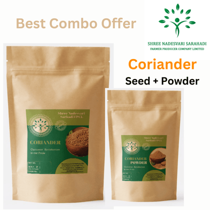 Combo Pack Coriander Seeds + Powder