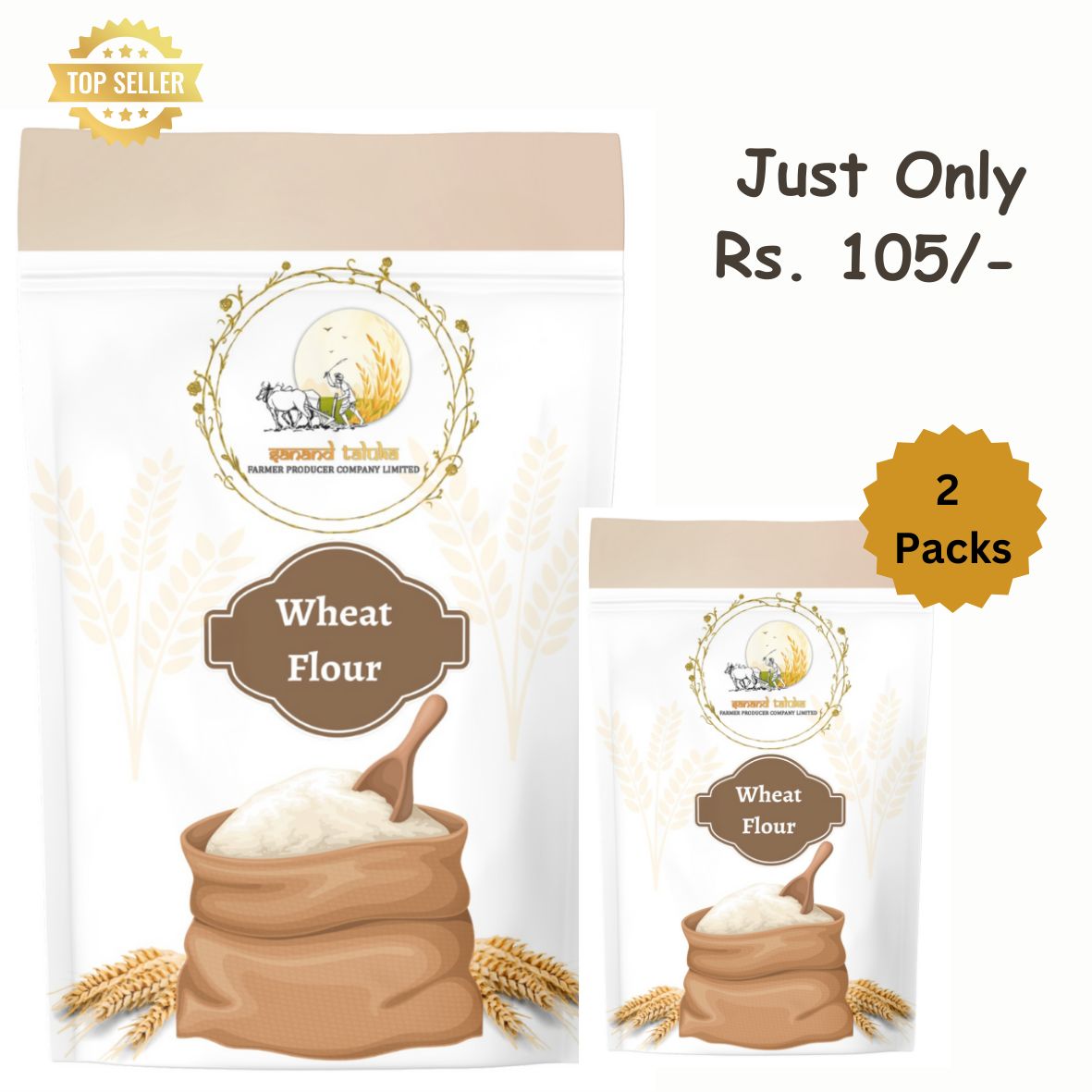 Wheat Atta | Pack of 2