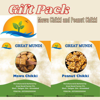 Gift Pack Mawa Chikki + Peanut Chikki