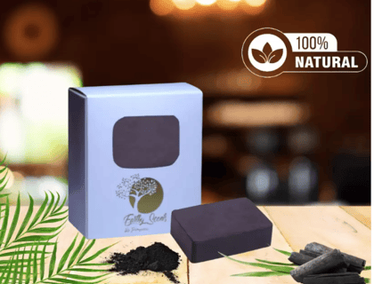 Earthy Scents Charcoal With Vitamin E & Lemon Grass Soap