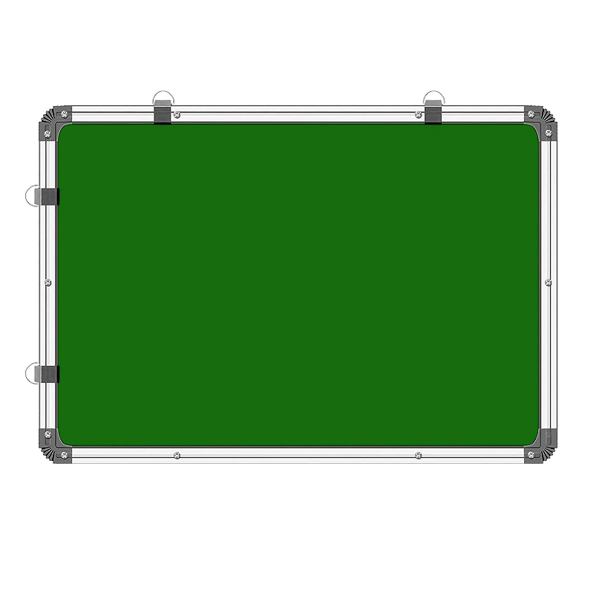 VIPRAX (1.5x2ft) Double Sided Board: Whiteboard & Chalkboard, Desktop or Wall Mounted Board for Study Room