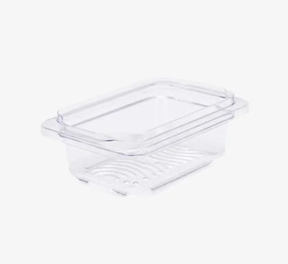 Rubbermaid 1961615 Configure 15 Gallon Stenni Gray 1 Stream Mixed Recycling Indoor Rectangular Recycling Container