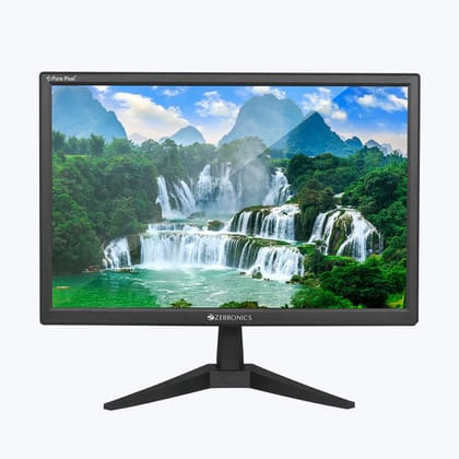 Zebronics Zebster 18.5-inch (48.26 cm) HD monitor | 1440x900 Resolution | Dual Input VGA & HDMI(1 Year Warranty from Brand)