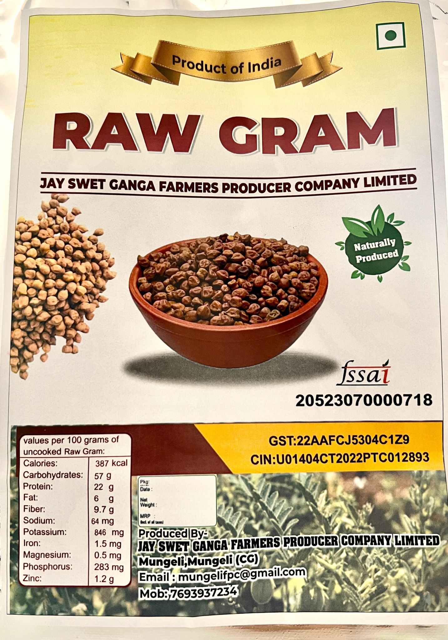 Raw Gram