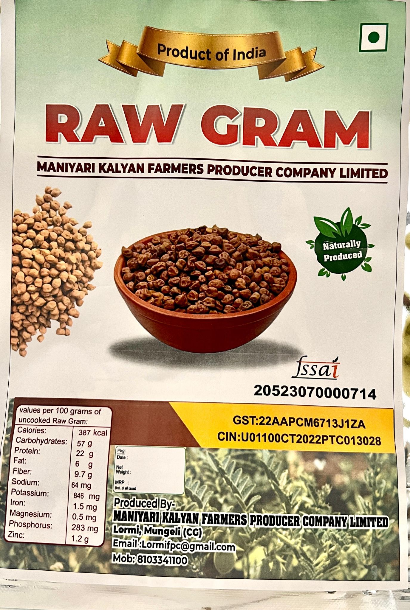 Raw Gram