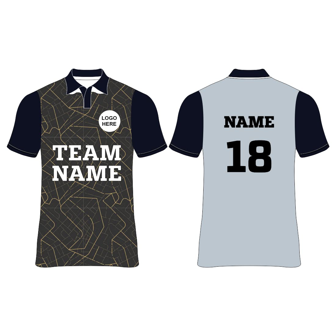 Next Print Customized Sublimation Printed T-Shirt Unisex Sports Jersey Player Name & Number, Team Name and Logo.NP0080039