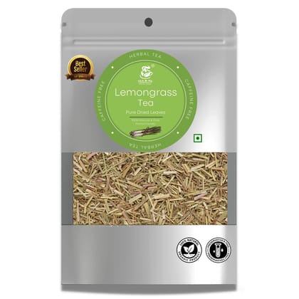 TEA & ME Lemongrass Tea Leaves Lemon Grass Dried Leaves, lemongrass green tea | lemongrass Tea Caffeine Free | Antioxidants Rich Detox Tea for Weight Management, lemongrass iced tea