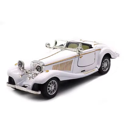 KTRS ENTERPRISE 1/24 1936 Vintege Car Diecast Cars Model modified alloy Simulation sound light metal collectible for Children toy