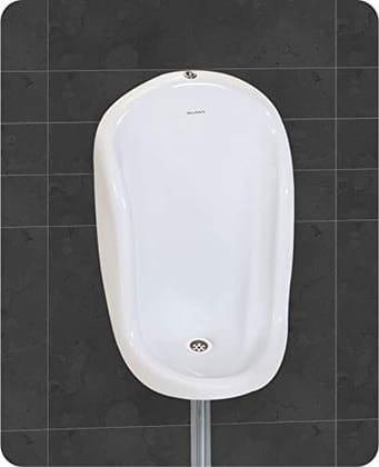 Belmonte Ceramic Wall Mount Large Urinal Pot for Gents/Male/Boys/Men Toilet/Bathroom/Washroom