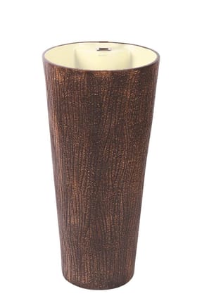 Belmonte JEKER-04 Wash Basin, Brown, Matt Finish