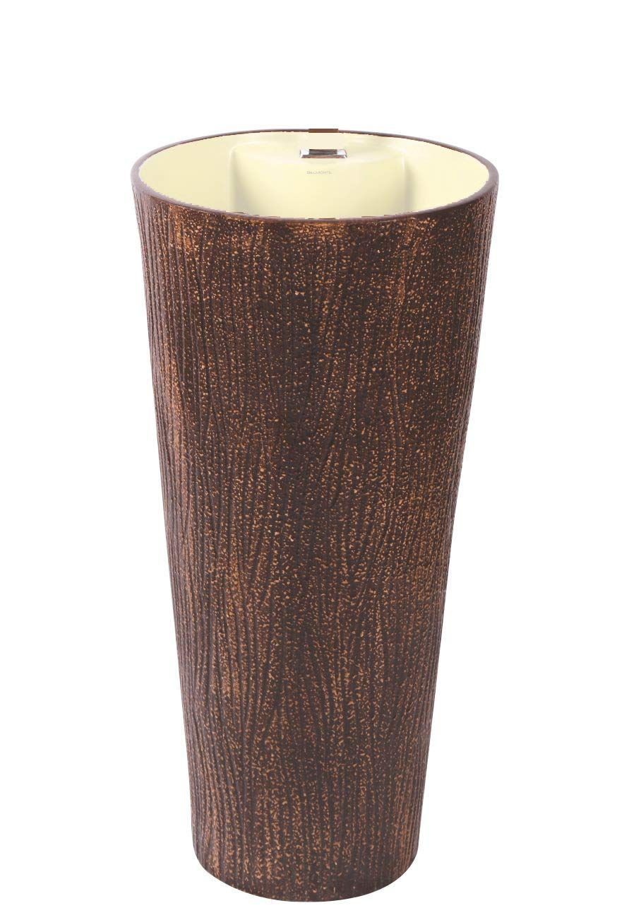 Belmonte JEKER-04 Wash Basin, Brown, Matt Finish