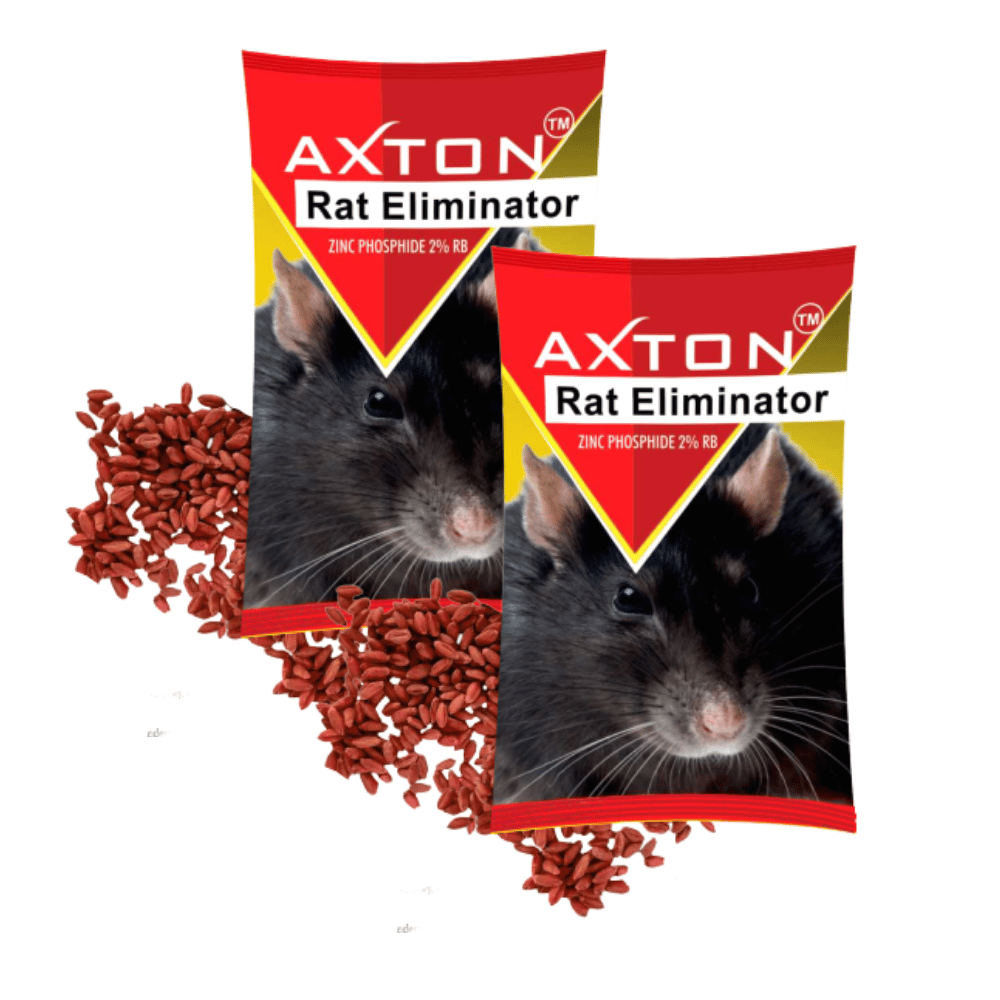Rat Killer Granules | Rat Eliminator Zinc Phosphide 2% RB | Fast Acting | Reay to Use Bait Pack Of 2