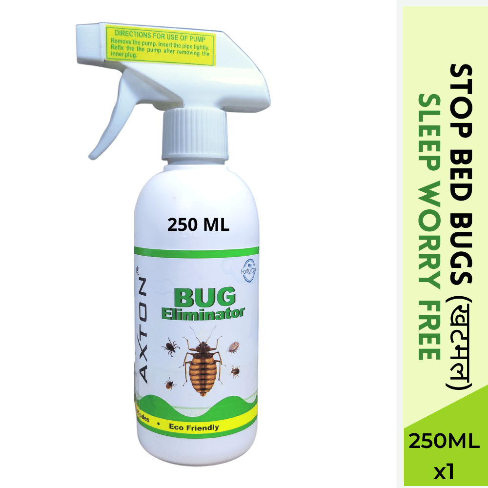 Axton ECO FRIENDLY BED BUG SPRAY 250MLx1|STRONG BEDBUG KILLER SPRAY NO CHEMICALS  (250 ml)