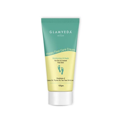 Glamveda Happy Foot Care Cream for Cracked Heels | Nourishment & Hydration