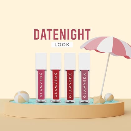 Glamveda X Rashami Desai Datenight Look Mini Liquid Lipstick | Pack of 4