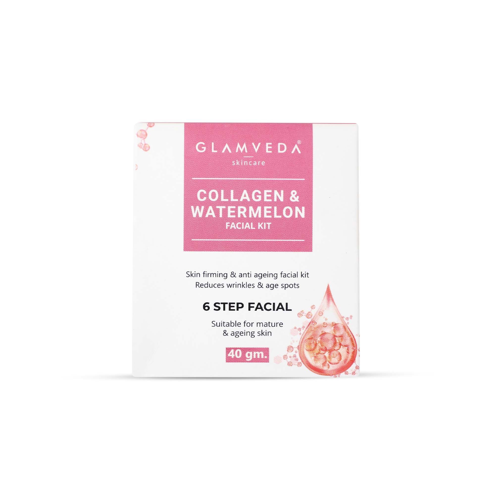 Glamveda Watermelon & Collagen Facial kit 40gm