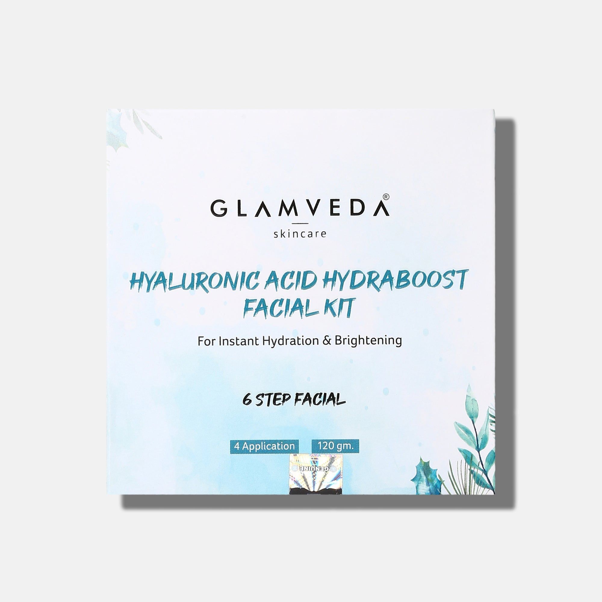 Glamveda Hyaluronic Acid Hydra boost Facial Kit 120gm