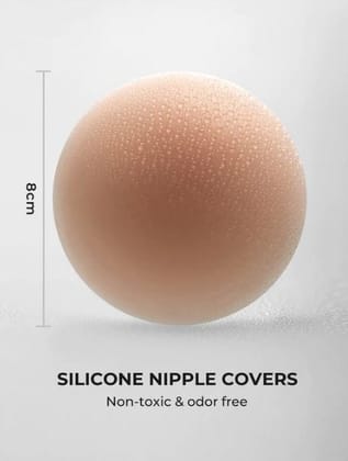 Women's Reusable Nipple Cover - Silicone Nipple Cover Bra Pad - Adhesive Reusable Nipple Pads - Thin Silicone Nipple Cover Pasties