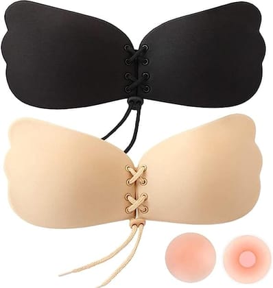 Women's Silicone Non-Padded Wire Free Stick On Bra