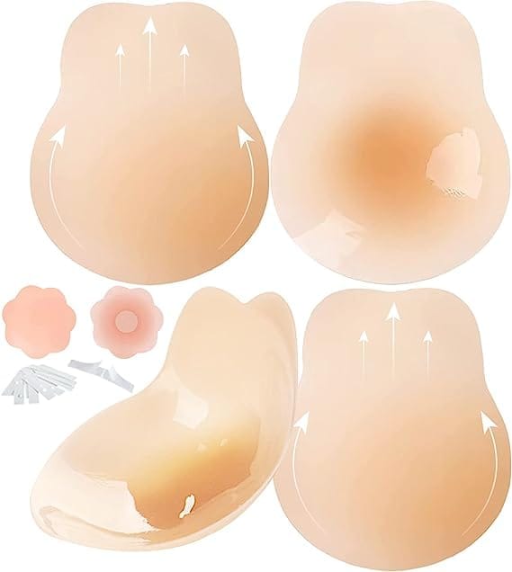 Women's Silicone Non-Padded Wire Free Stick On Bra