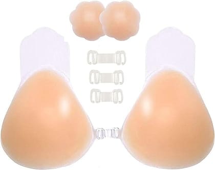 Women's Silicone Non-Padded Wire Free Stick On Bra