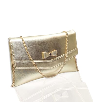 Magnifique Women's Hand/Sling/Side Bag/purse Polyurethane Western (Metallic)