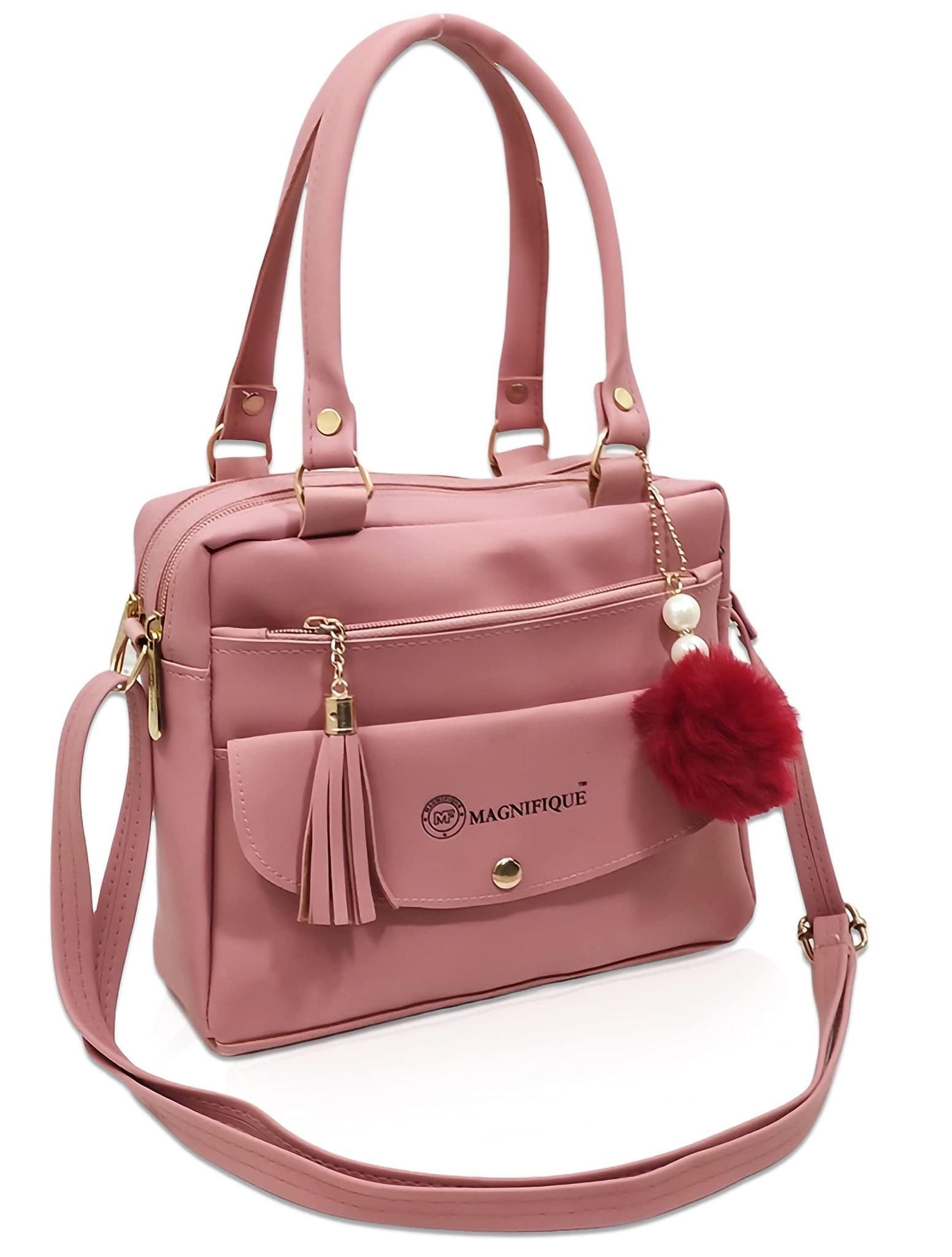 Magnifique Stylish Sling Bag for Women - Peach (ISR_SB6)