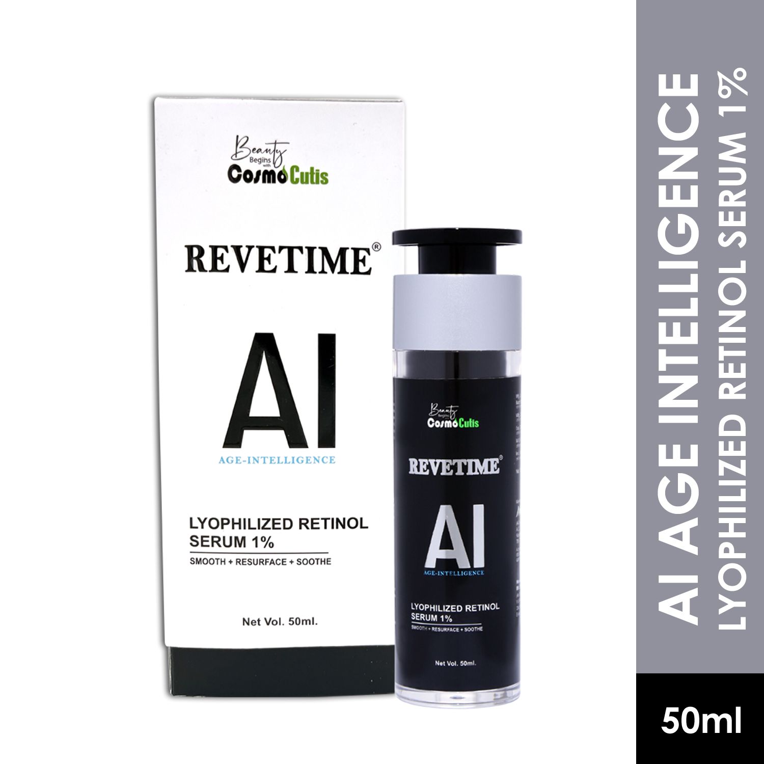 Revetime AI Age Intelligence Anti aging face serum