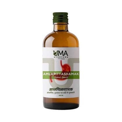 Uma Ayurveda Amlapittashamak Natural Antacid Ayurvedic Syrup 200 Ml| Useful in Hyperacidity Nausea Vomiting Gastrointestinal Reflux Disease