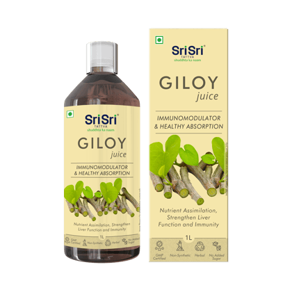 Sri Sri Tattva Giloy Juice | Enhances Memory, Improves Health | 1L