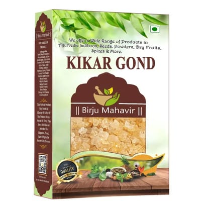 BrijBooti Kikar Gond - Babool Gond For Ladoo - Gum Arabic - Babul Gond - Premium Export Quality