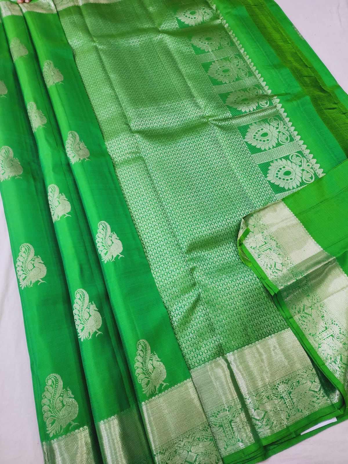 Kanchipuram handloom pure silk saree