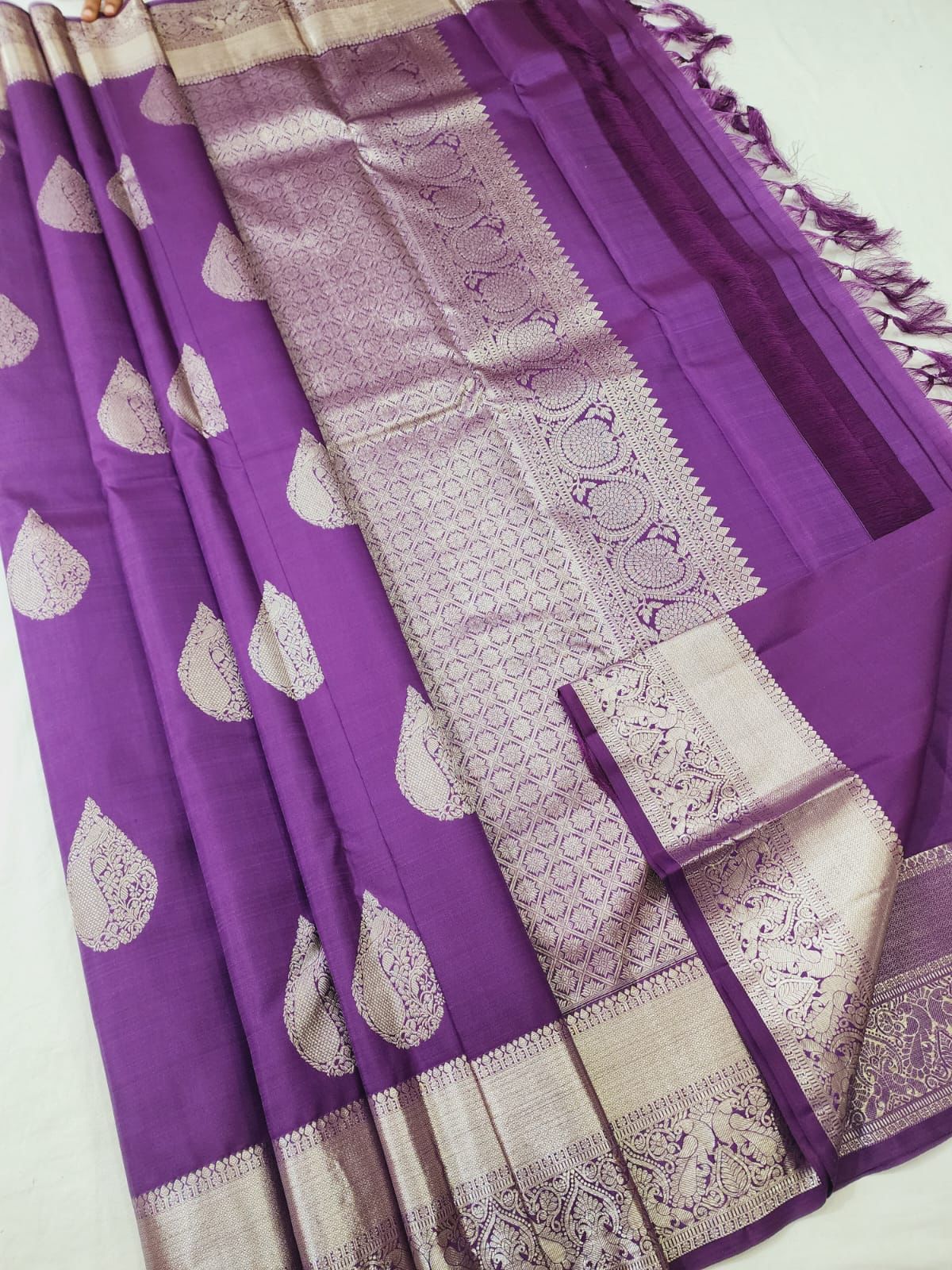 Kanchipuram handloom pure silk saree