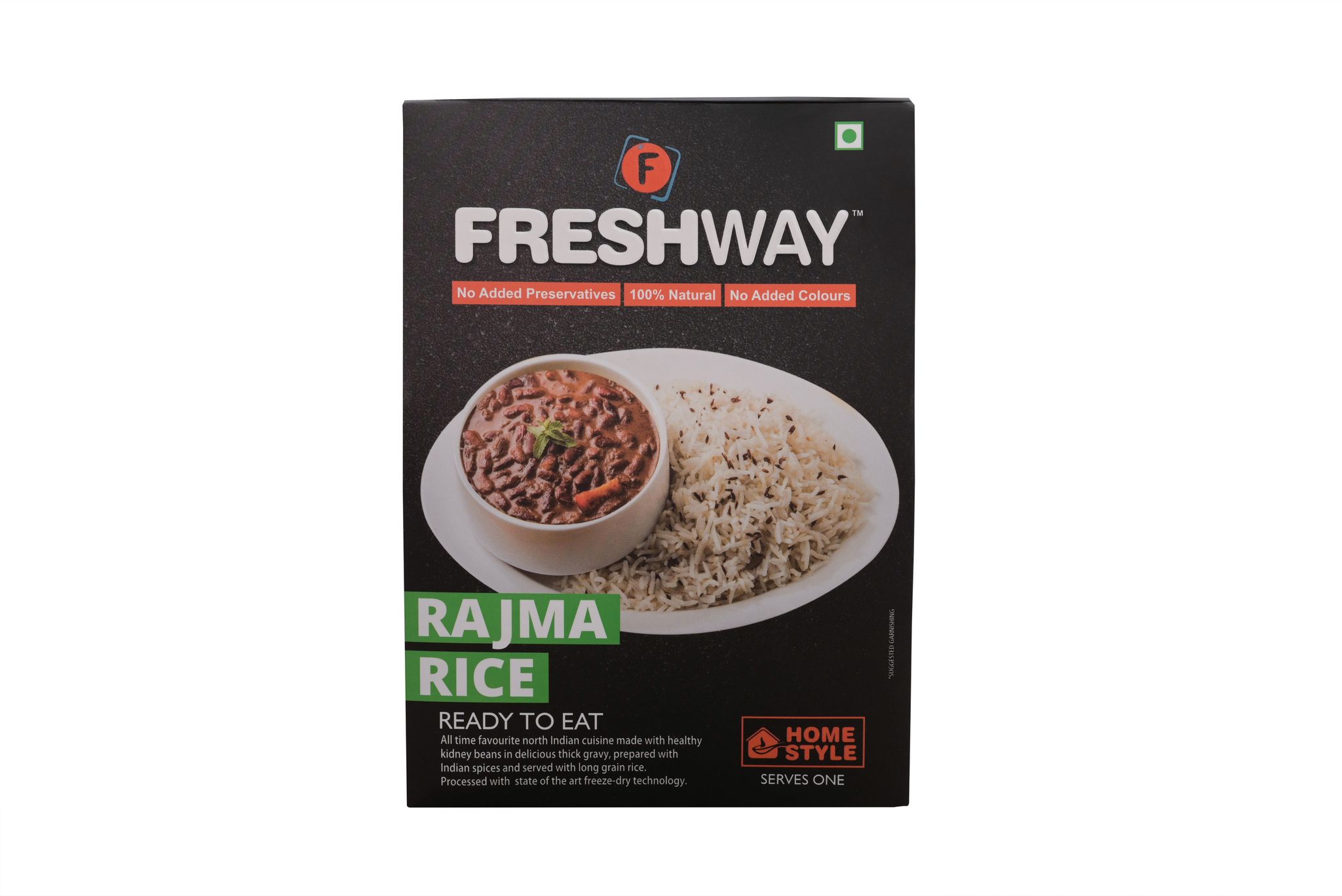 Freshway Rajma Rice Ready To Eat Freeze Dried with No Added Preservatives & Colors