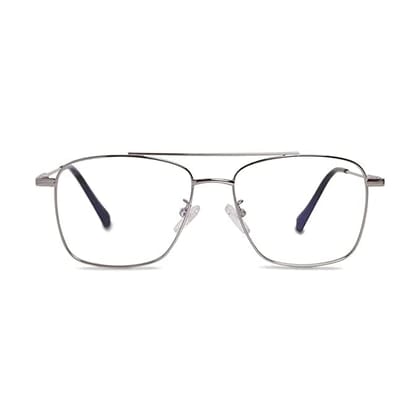 Jodykoes Designer Looking Metal Square Frame (Silver)