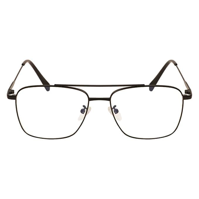 Jodykoes Designer Looking Metal Square Frame (Black)