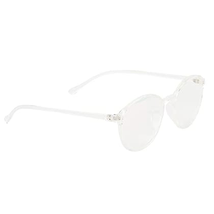 Jodykoes Trendy Anti Glare Computer Protection Round Transparent Eyeglasses Frame Spectacle Eyeglasses Eyewear