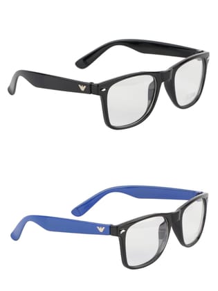 Jodykoes Square Shape Light Weight Frame Spectacle Eyewear Eyeglasses (Pack of 2)