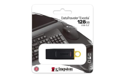 Kingston DataTraveler Exodia DTX/128 GB Pen Drive USB 3.2 Gen 1 (5Yr Warranty from Brand)