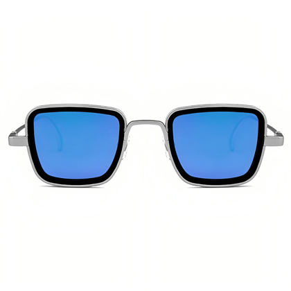 Jubleelens - Kabir Square Shade- Blue Color Modern Look with UV Protection