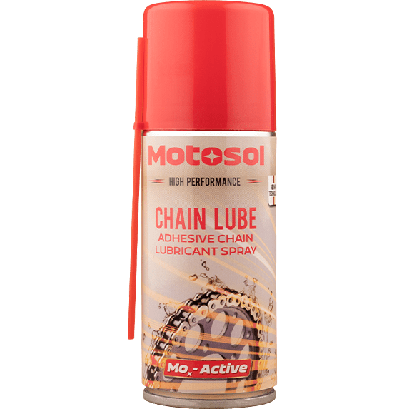 Motosol Chain Lube Spray 100ml | High-Performance | Adhesive Lubricant for Motorcycles and Forklifts | Long Lasting | Water and Corrosion Resistant | Enhanced Wear Protection…