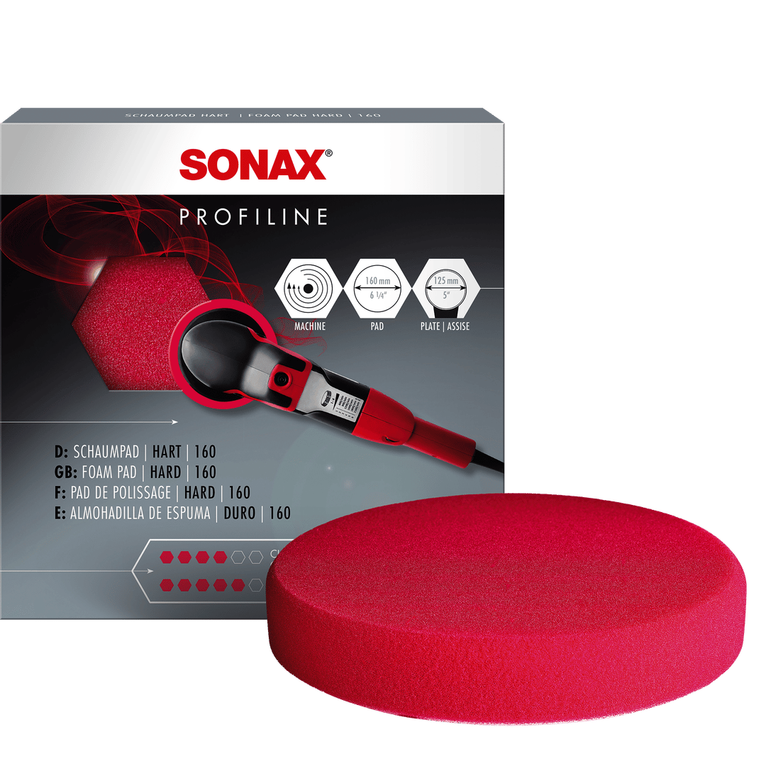 Sonax Polishing Pad 160 - Hard Red