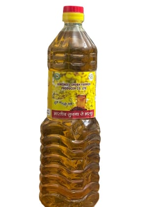 Himsheel Kachi Ghani Pure Mustard Oil - 1 Ltr