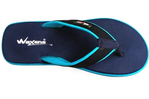 Waxens Blue Men's Slippers